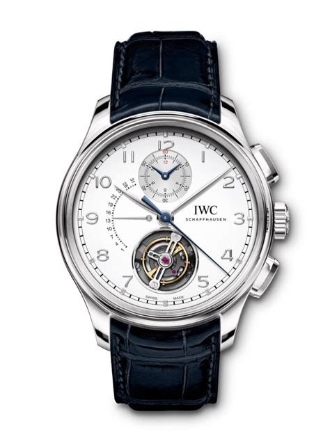 iwc portuguese tourbillon platino|portugal tourbillon retrograde chronograph.